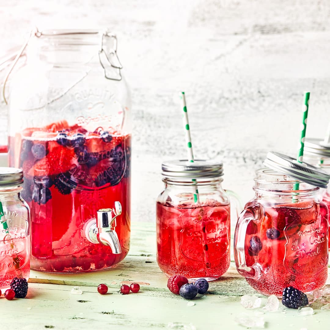 Rote-Beeren-Bowle - Rezept | EDEKA