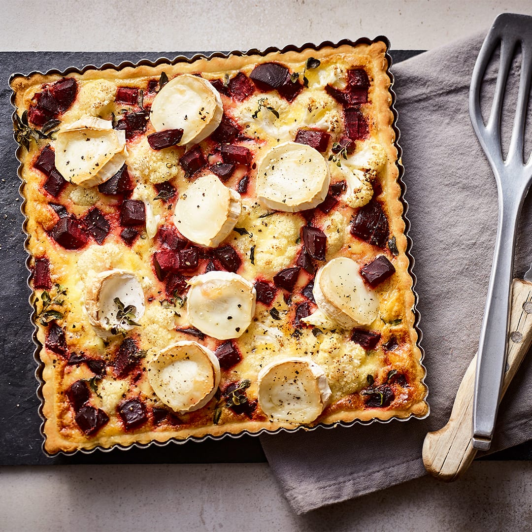 Rote-Bete-Ziegenkäse-Tarte