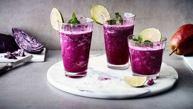 Rotkohl Smoothie