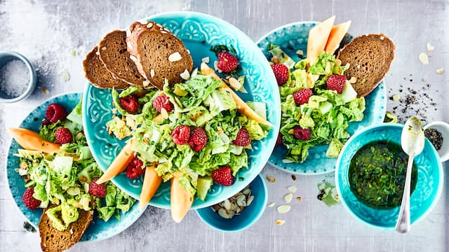 Salat mit Früchten