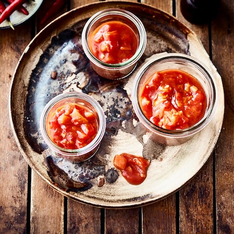 Mit der Chili-Sauce nach unserem Rezept wird Gegrilltes erst so richtig lecker – sie schmeckt ebenso gut zu Nachos oder Fondue. Überzeugen Sie sich selbst!