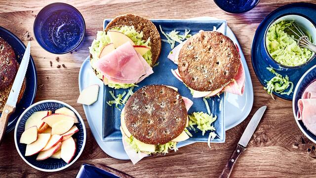 Schinken-Avocado-Sandwich