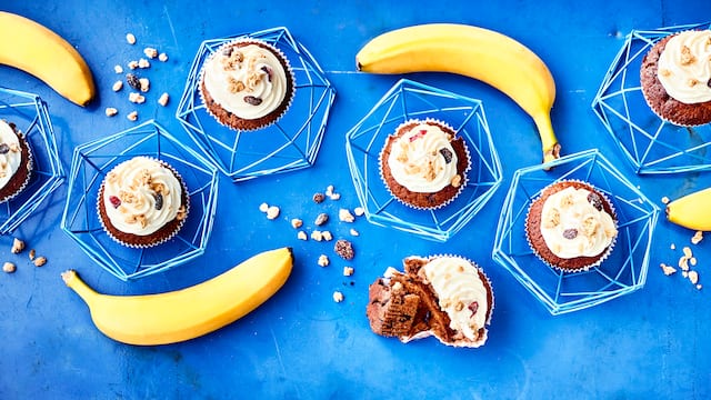 Schoko-Bananen-Cupcakes