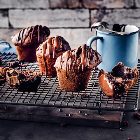 Schoko-Bananen-Muffins