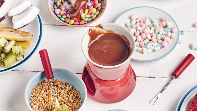 Schoko-Fondue für Kinder