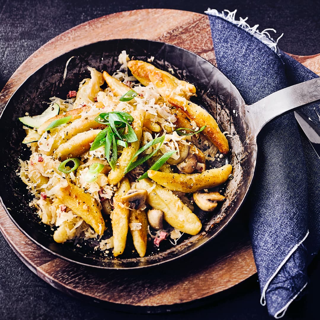 Schupfnudeln mit Sauerkraut - Rezept | EDEKA