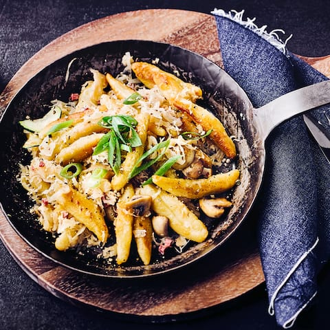 Schupfnudeln mit Sauerkraut