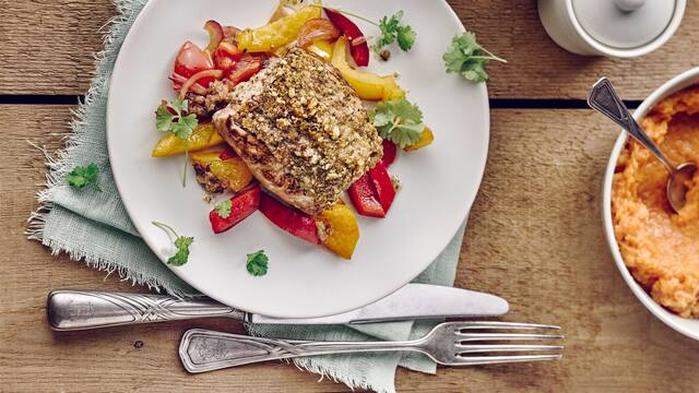 Schweinefilet mit Gemüse 