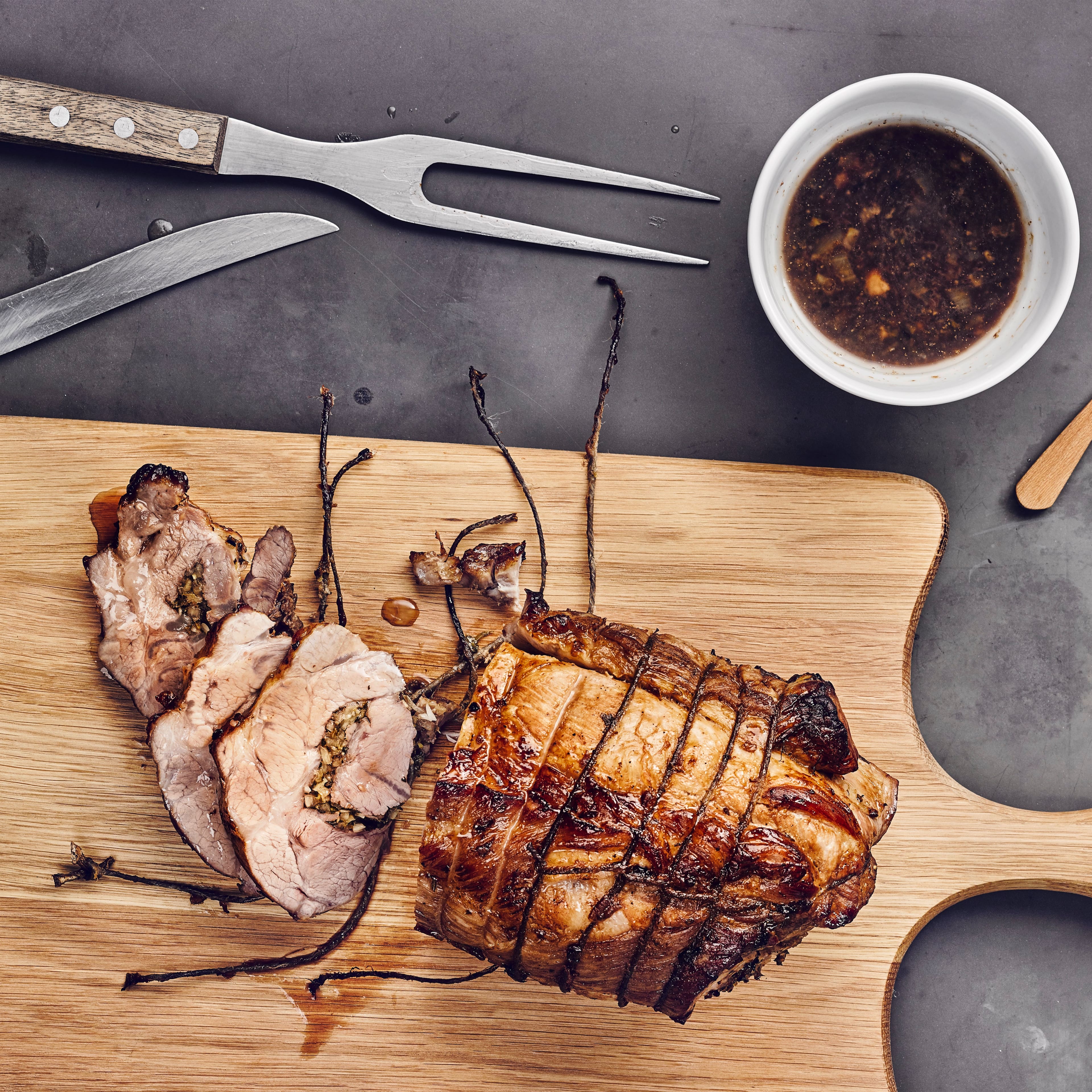 Schweinerollbraten vom Grill  Anleitung für den perfekte