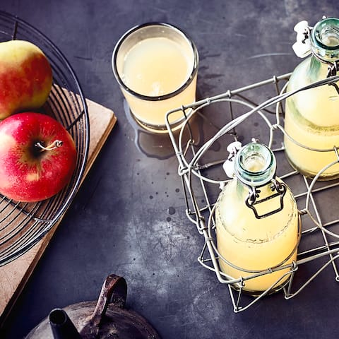 Bei der nächsten Apfelernte direkt ausprobieren und selbstgemachten Apfelsaft ganz einfach und schnell herstellen!