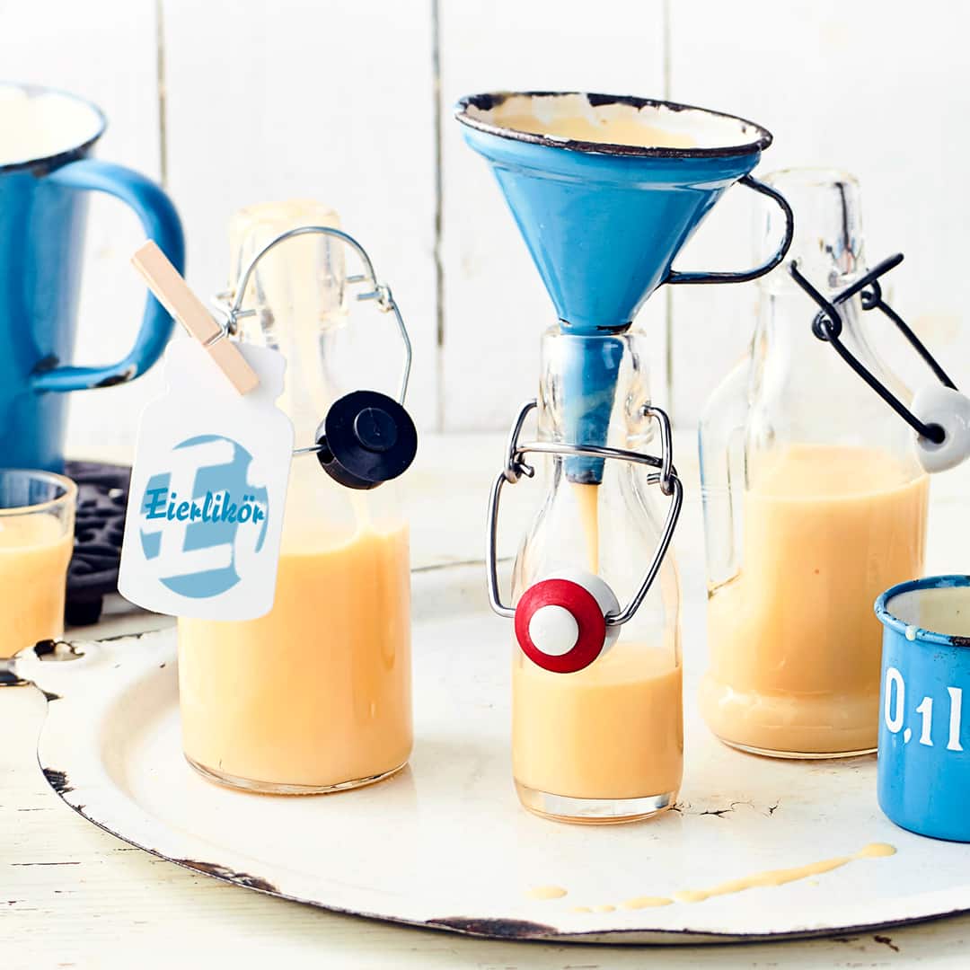 Selbstgemachter Eierlikör  