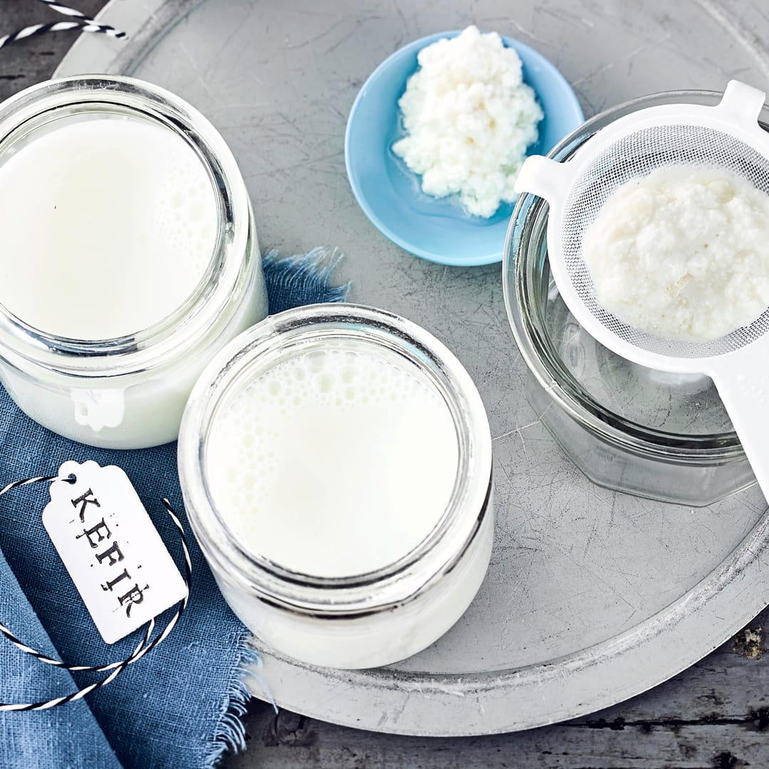Selbstgemachter Kefir