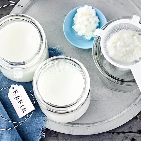 Selbstgemachter Kefir