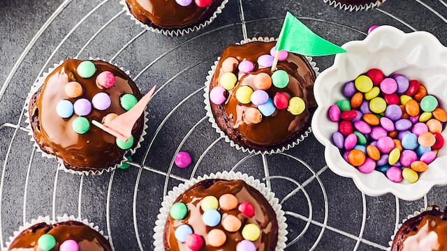 Smarties-Muffins