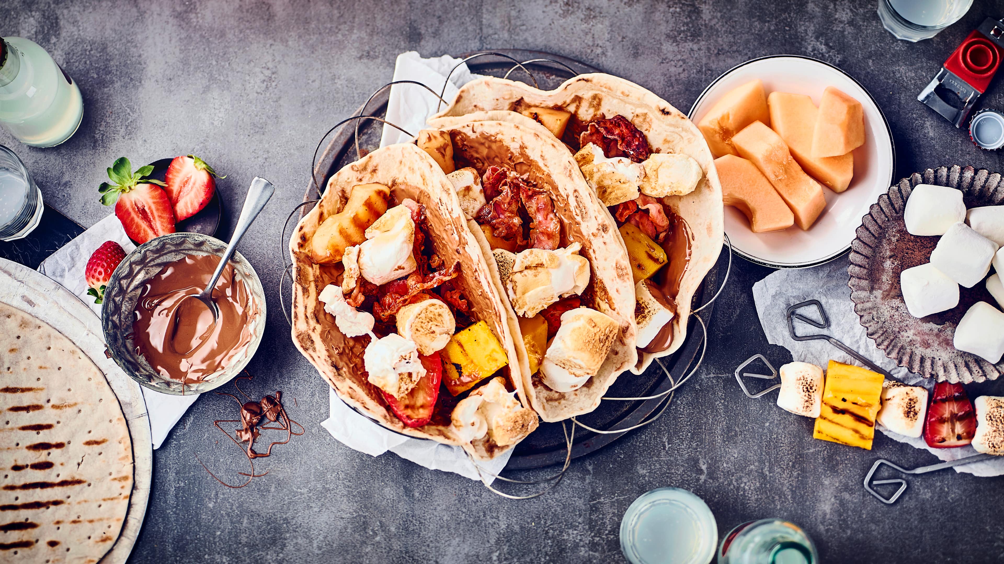 S’mores Grill Tortillas Rezept EDEKA