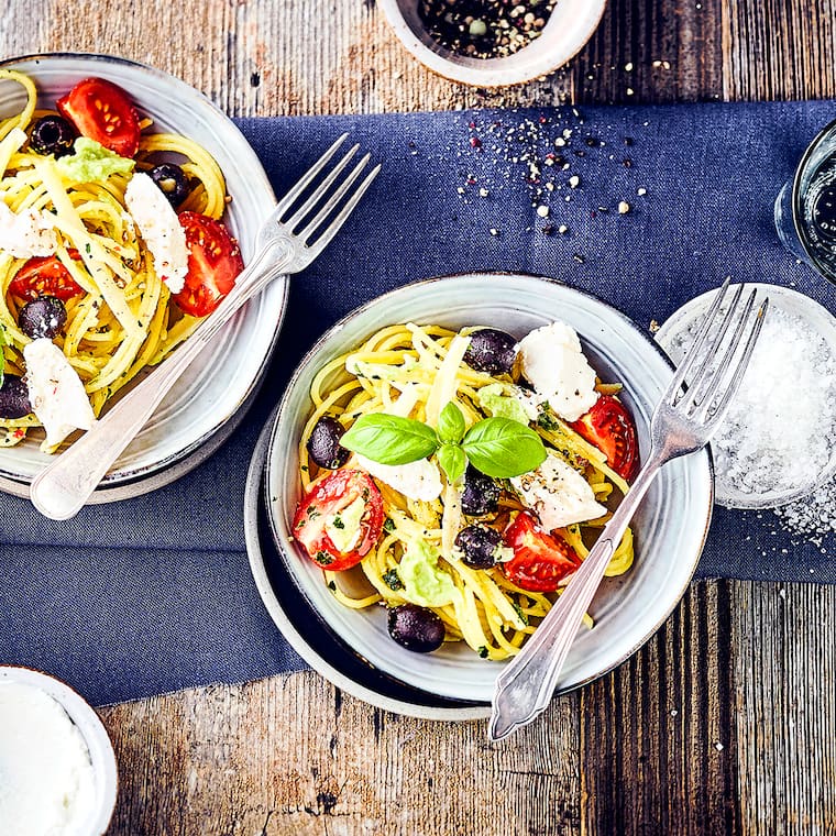 Spaghetti mit Avocadosauce