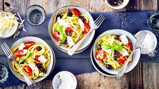 Spaghetti mit Avocadosauce