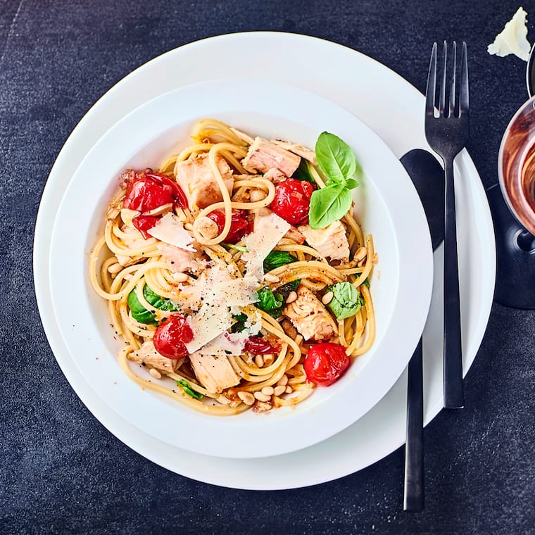 Spaghetti mit Thunfisch