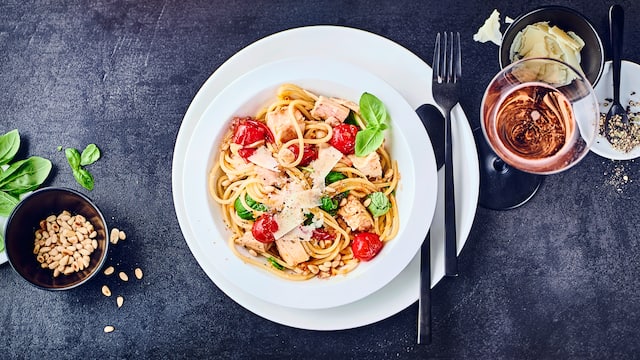 Spaghetti mit Thunfisch