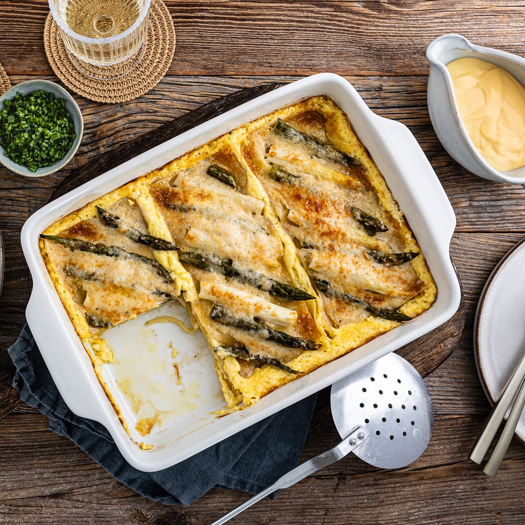 Spargel-Lasagne