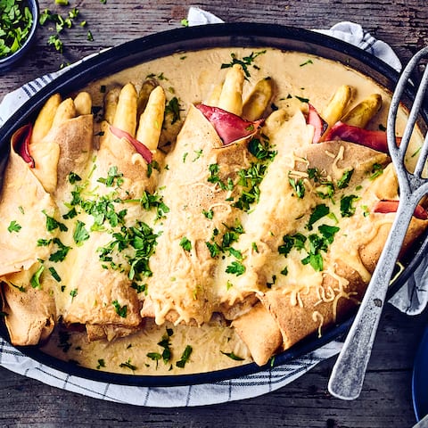 Spargelpfannkuchen