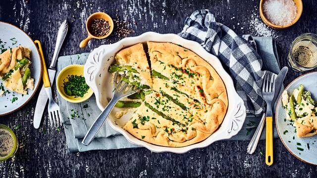 Spargel-Quiche