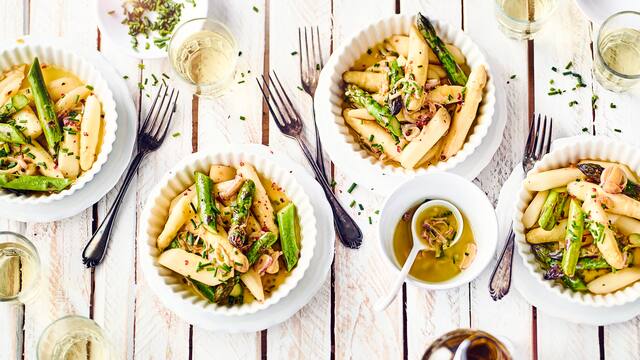 Spargelsalat mit Vinaigrette