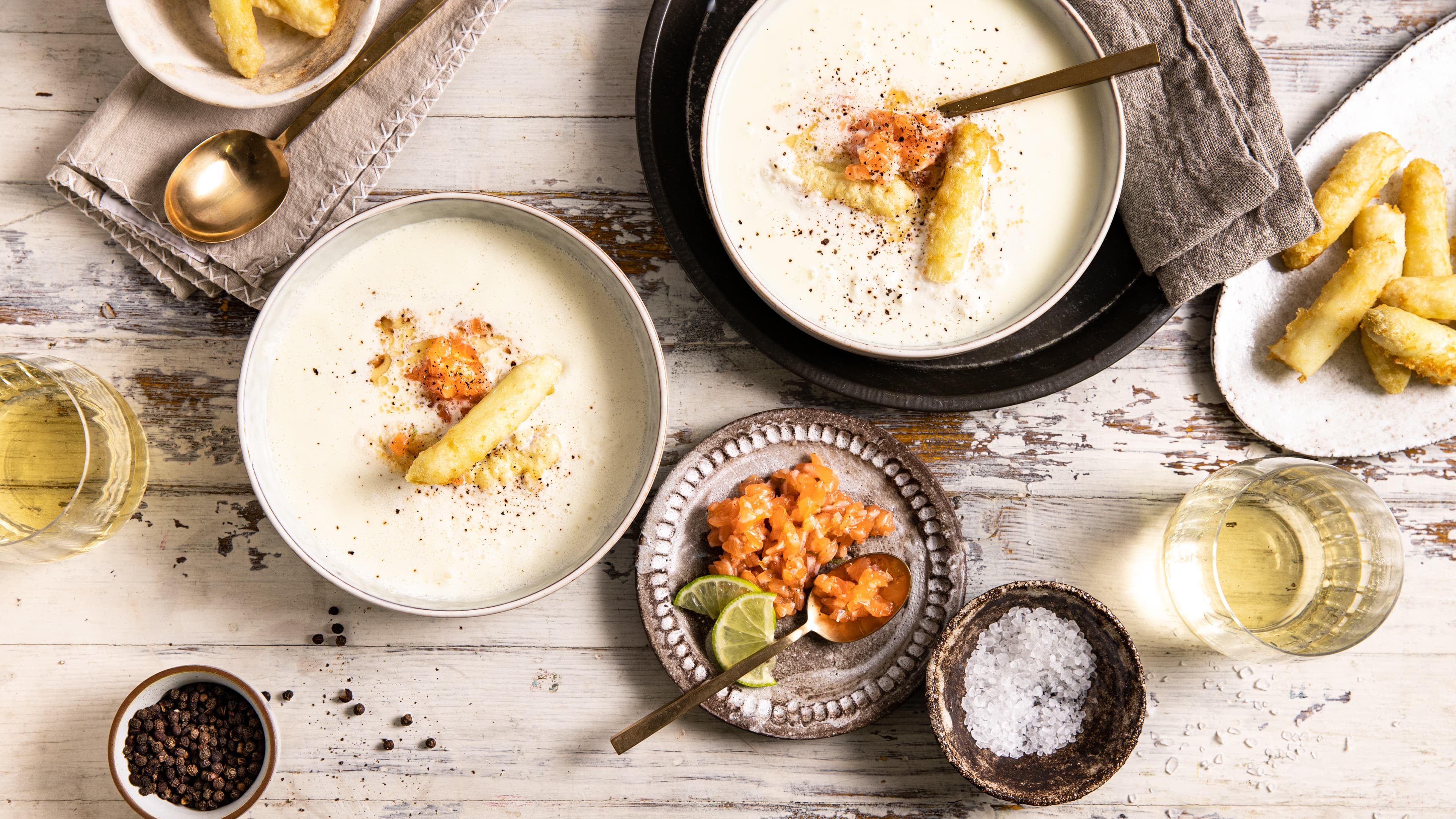 Spargelsuppe mit Topping - Rezept | EDEKA