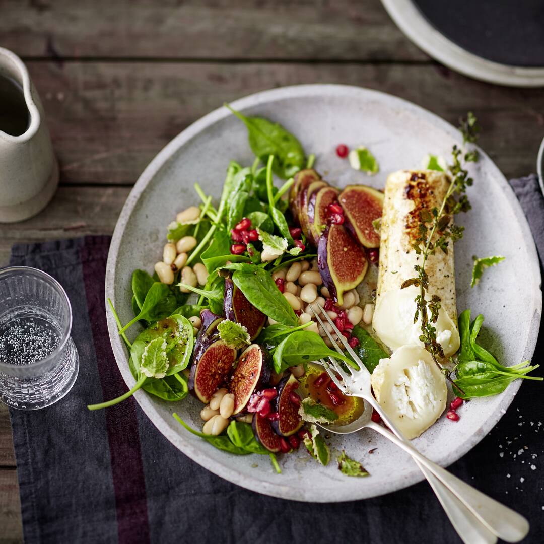 Spinat Salat Mit Ziegenkase Rezept