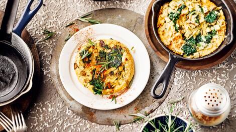 Spinatfrittata