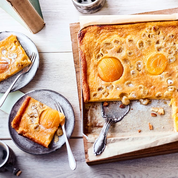 Stachelbeer-Aprikosenkuchen