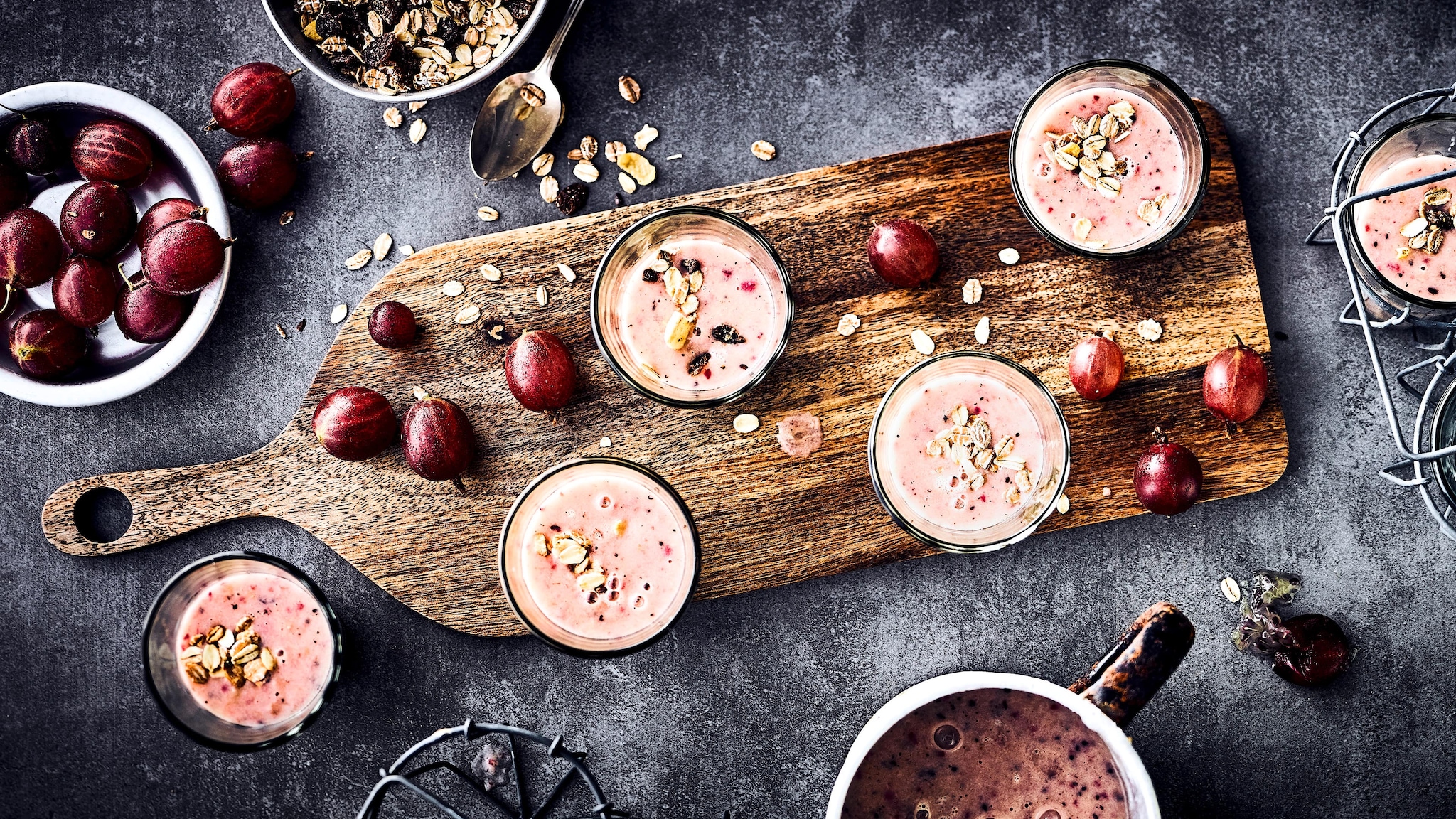 Stachelbeer-Kiwi-Smoothie