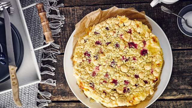 Stachelbeer-Streusel-Kuchen