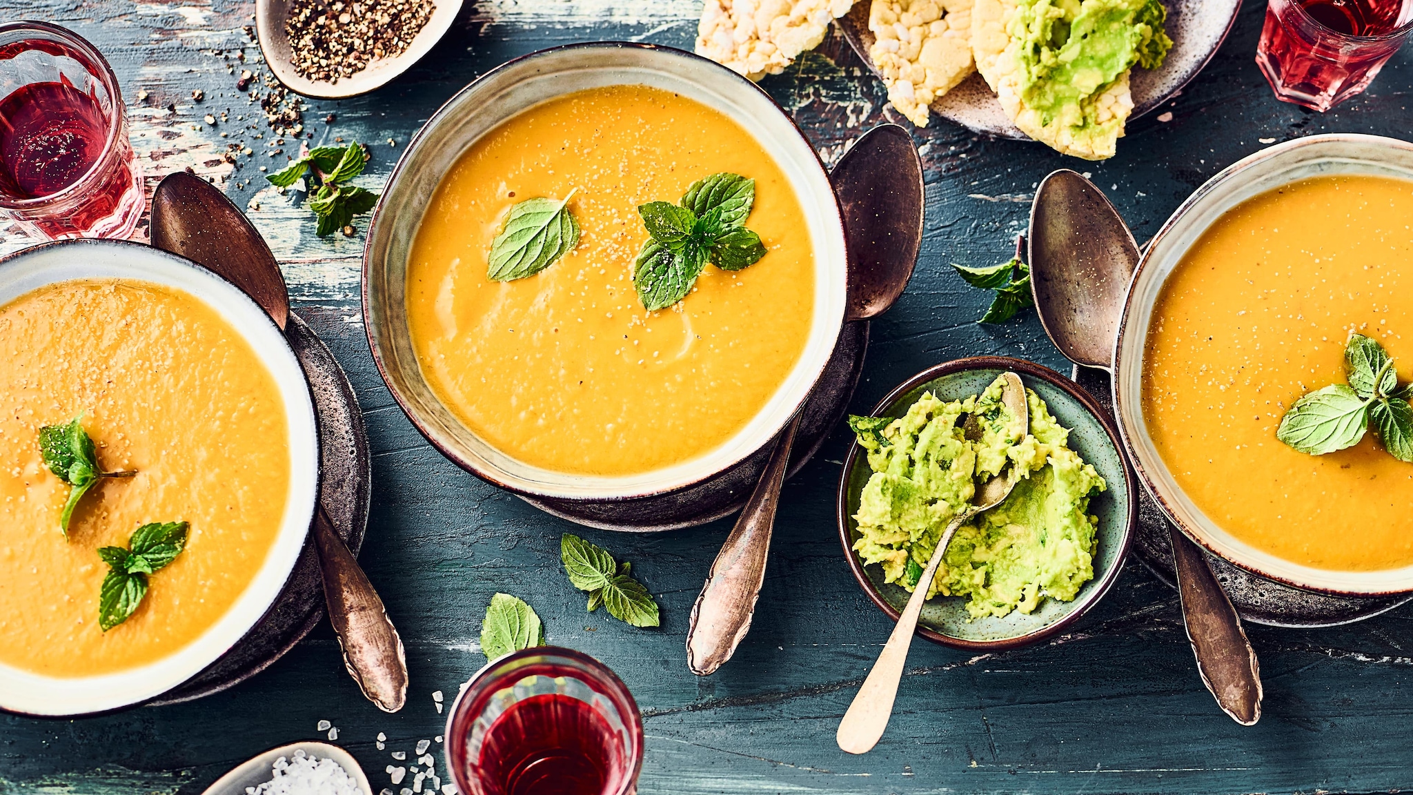 Süßkartoffel-Linsen-Suppe