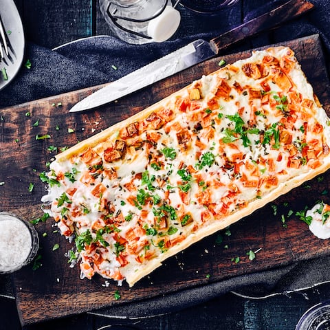 Süßkartoffel Quiche