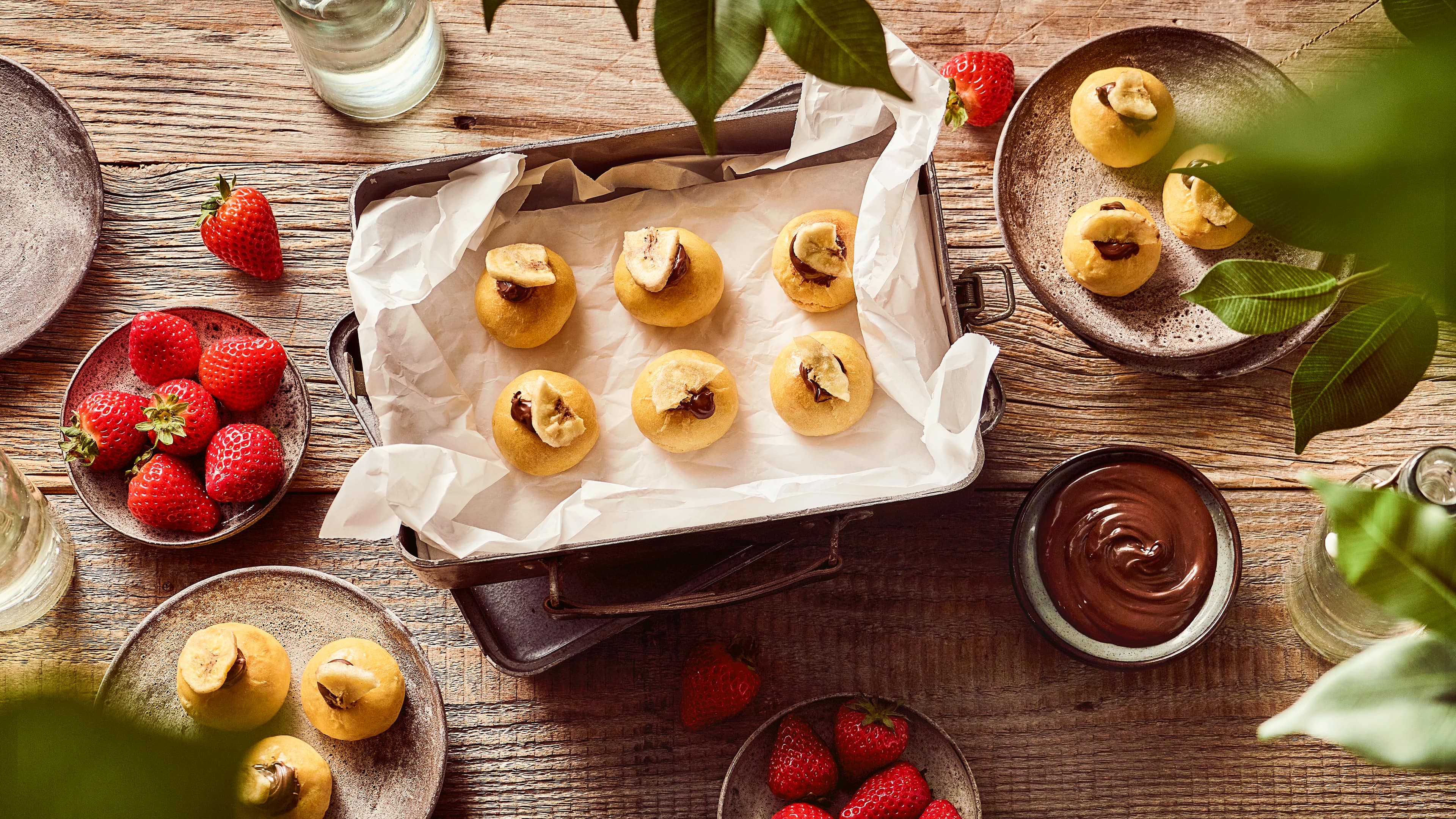 Süßkartoffelbällchen mit Bananenchips und nutella - Rezept | EDEKA