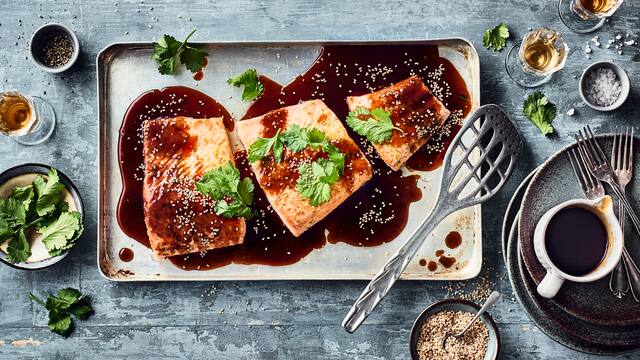 Teriyaki-Lachs