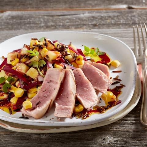Thunfisch mit Reissalat