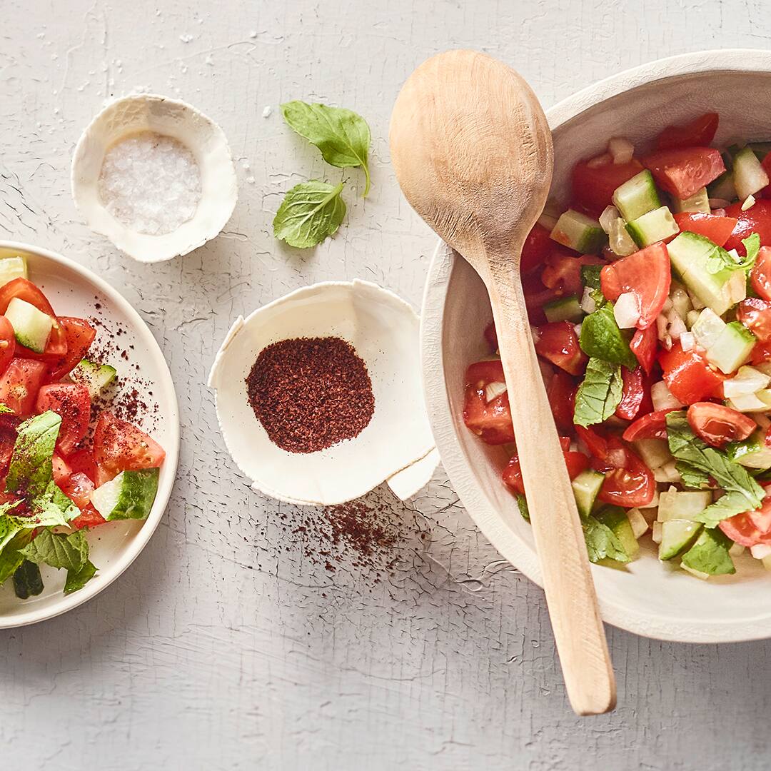 Tomaten-Gurken-Salat 
