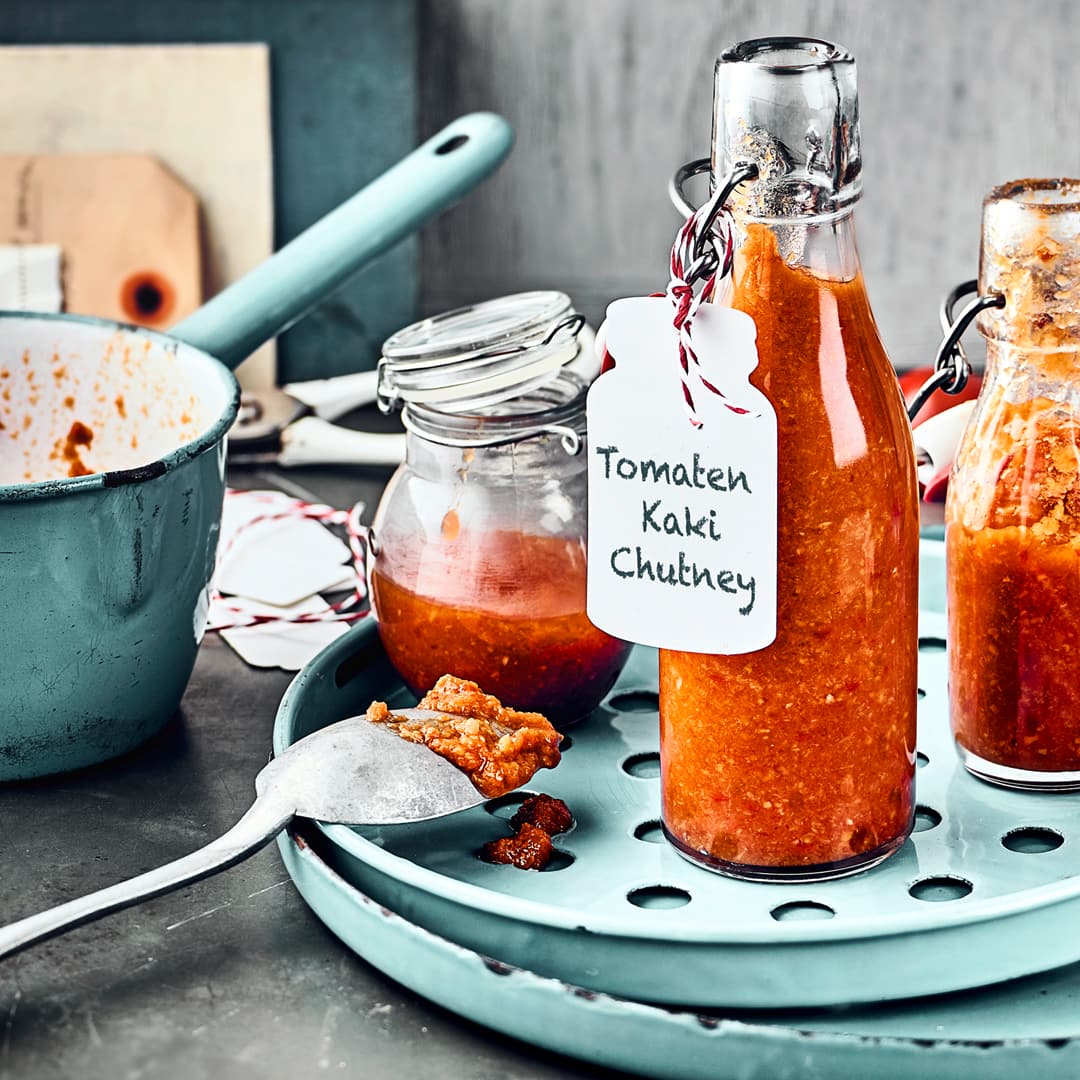 Tomaten-Kaki-Chutney - Rezept | EDEKA