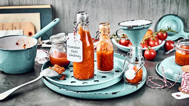 Tomaten-Kaki-Chutney