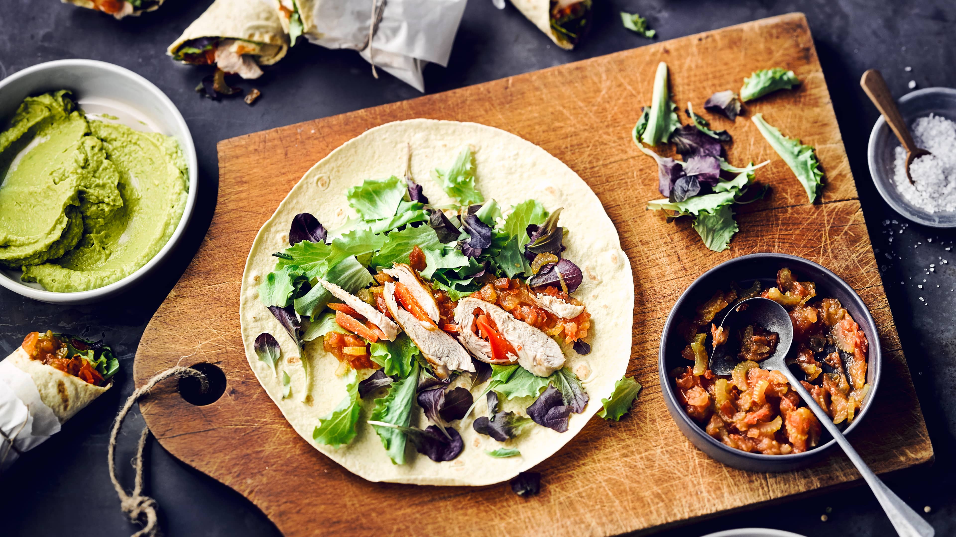 TortillaWrap mit Hähnchen Rezept EDEKA