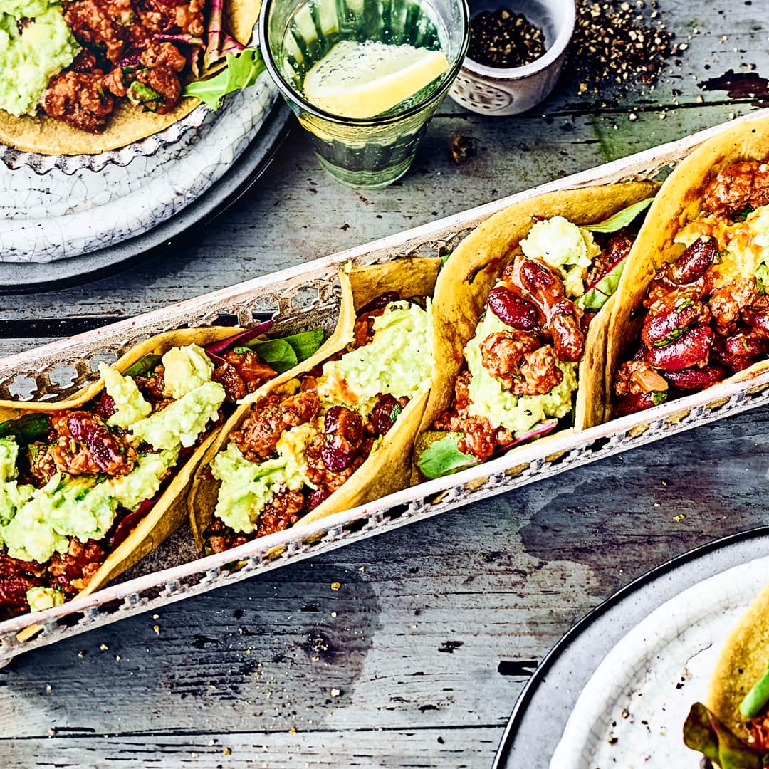 Tortillas mit Hackfleisch