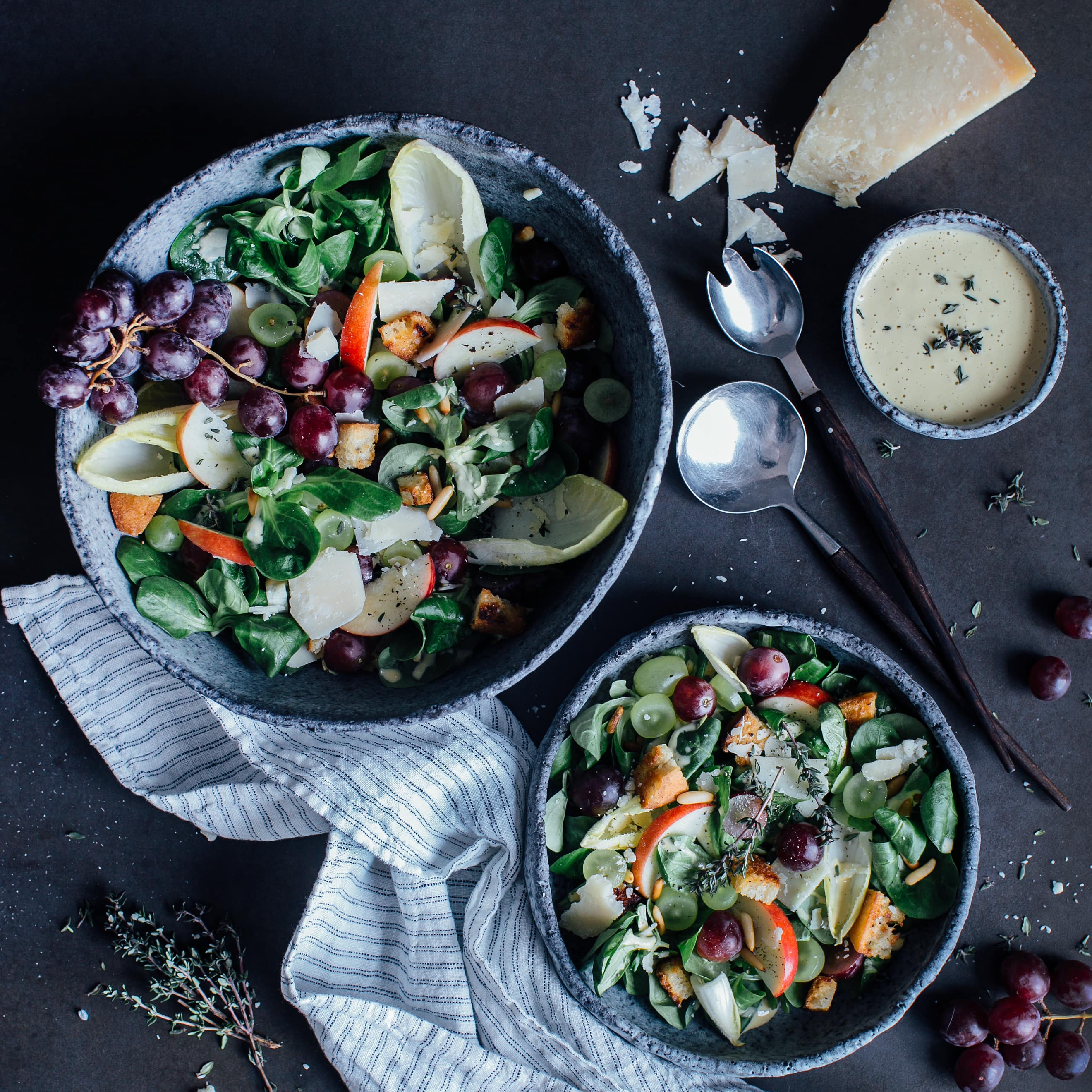 Traubensalat Mit Mortadella Und Haselnüssen — Rezepte Suchen