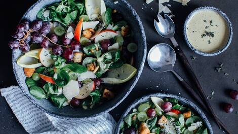 Traubensalat