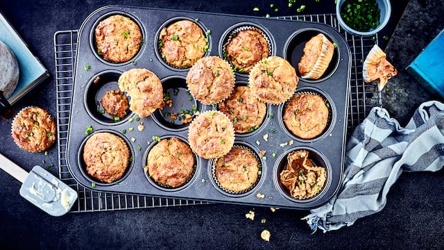 Zucchini-Tomaten-Muffins