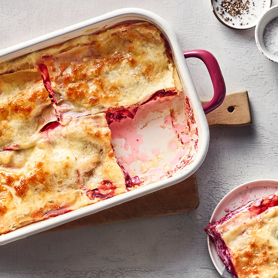 Rote Bete Lasagne
