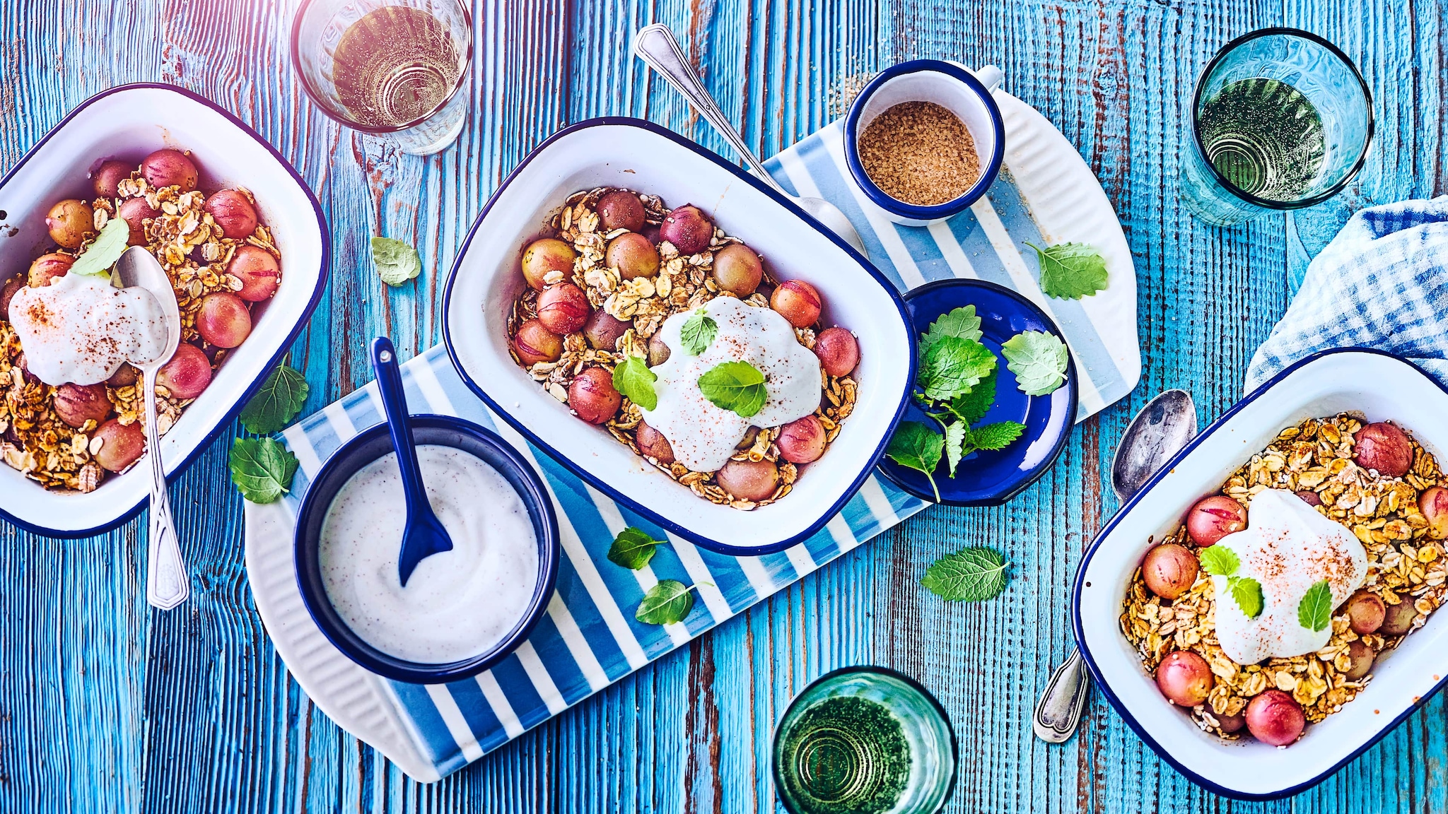 Überbackenes Trauben-Müsli