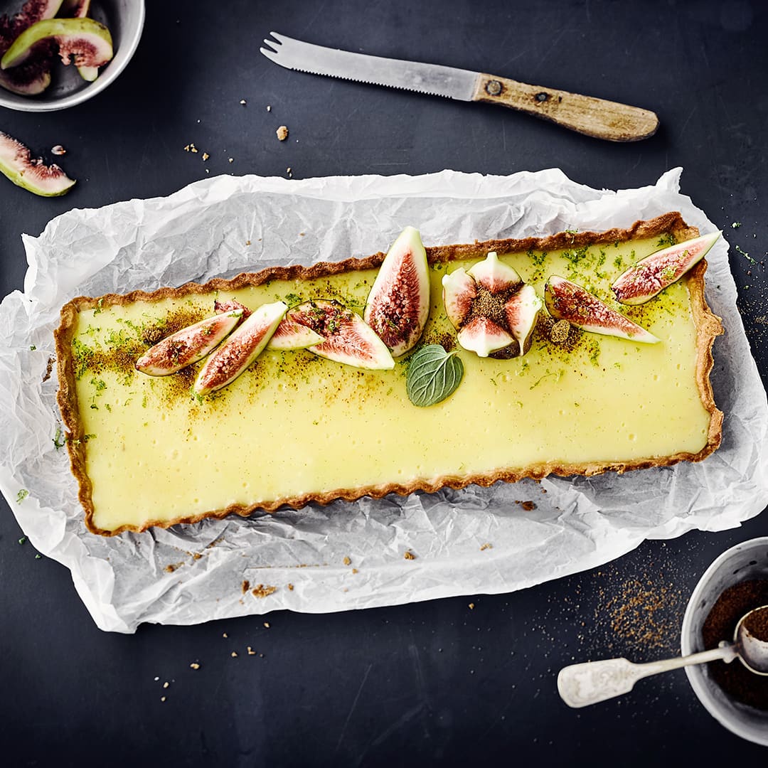 Vanillecreme-Tarte mit Feige - Rezept | EDEKA