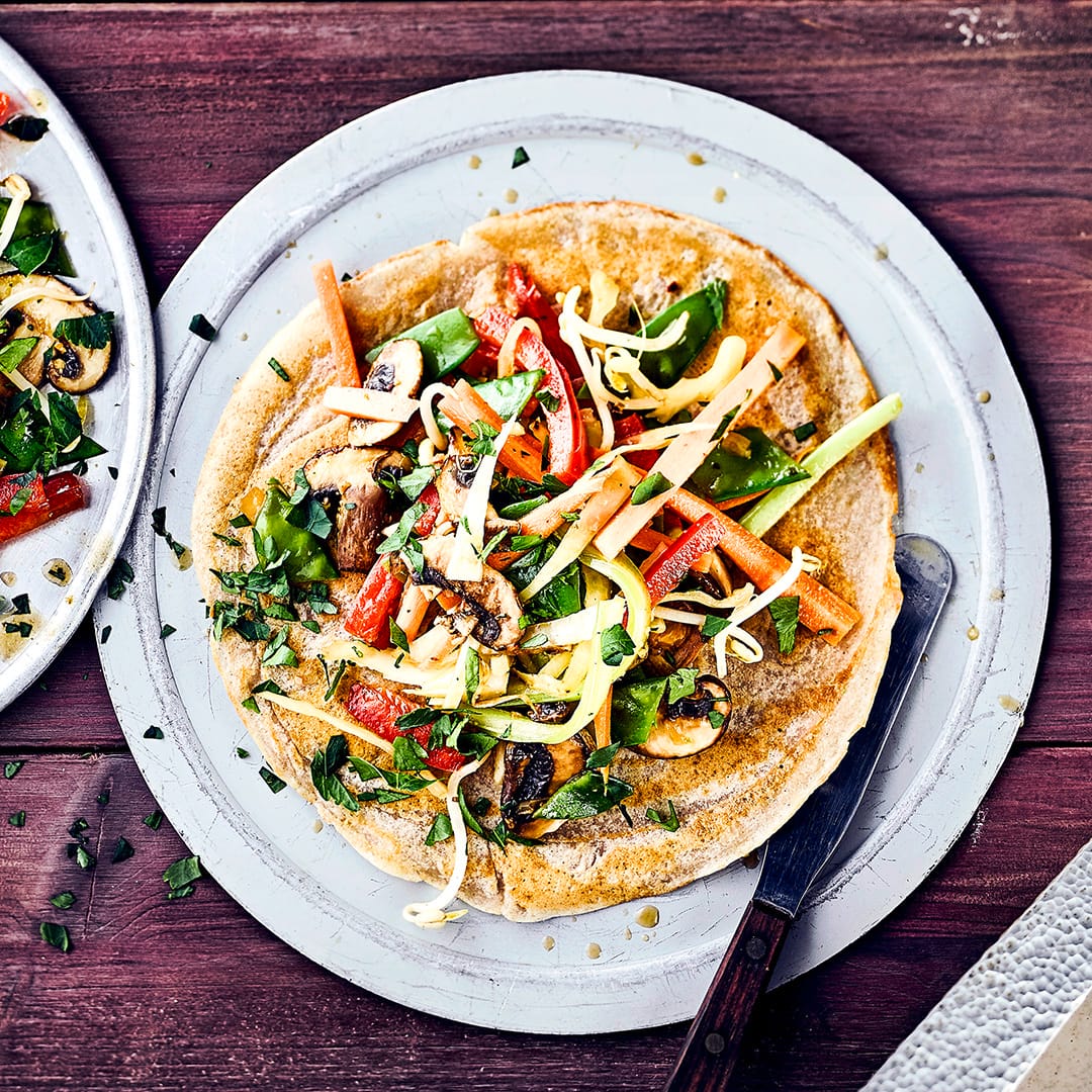 Vegane Buchweizen-Crêpes